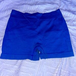 Women's Athletic Shorts - Blue